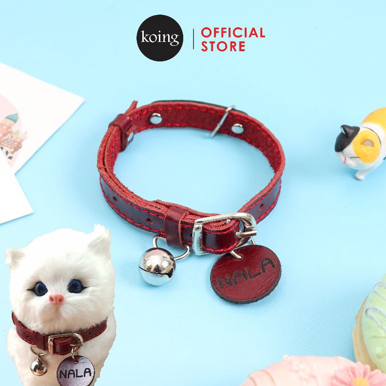 TOP KALUNG ANJING KECIL KULIT NAMA CUSTOM