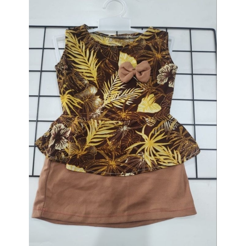 setelan rok anak 2-3 tahun