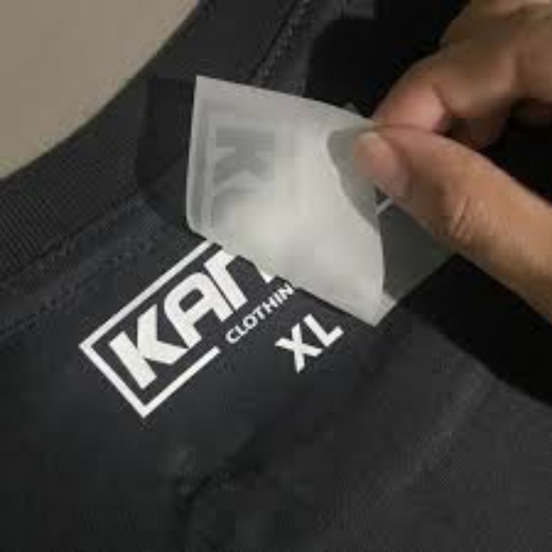 

Label kaos sablon dtf premium full colour bisa free setting vektor