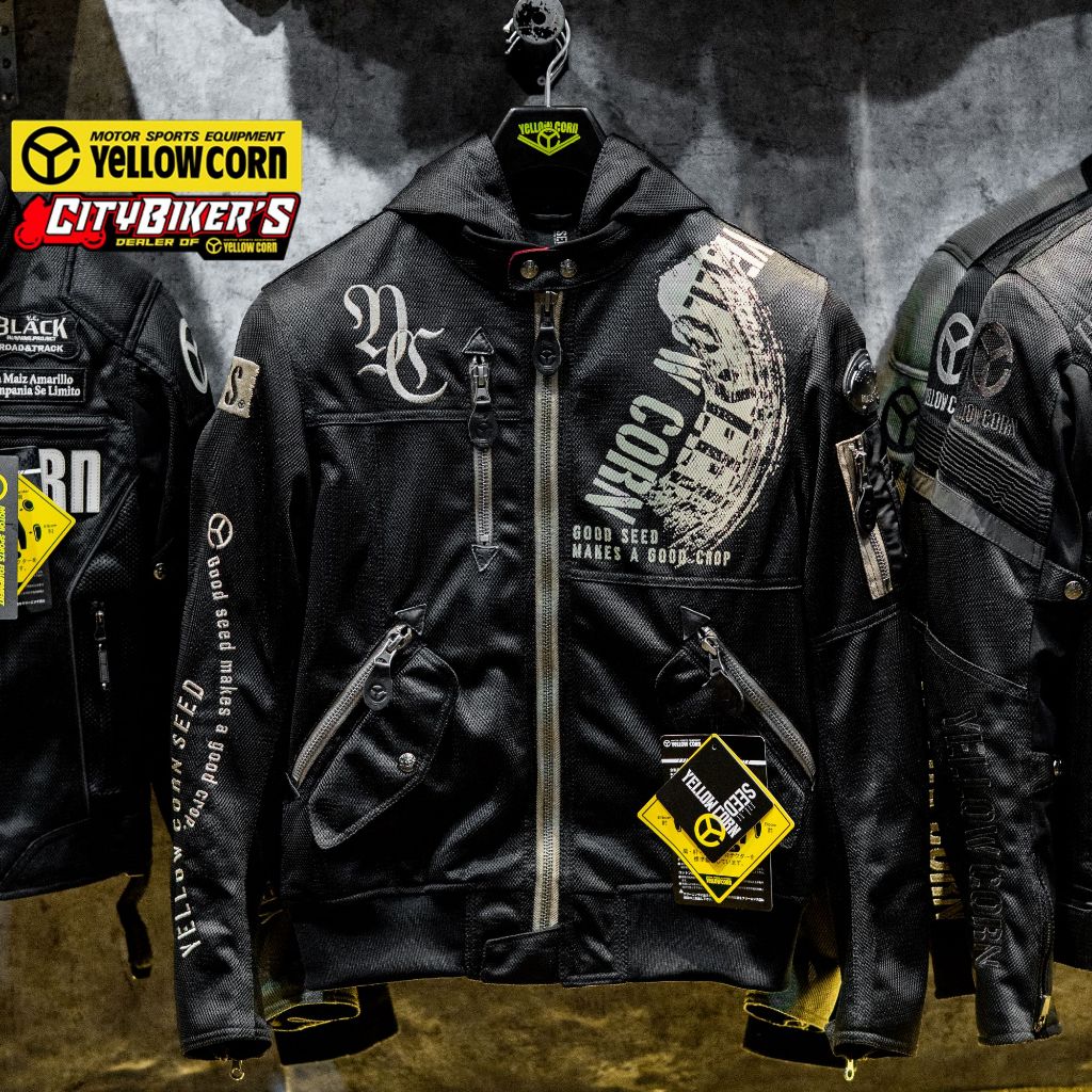 Yellowcorn Hoodie Jacket Seed SJ4107 Black Gold / New Collection 2024