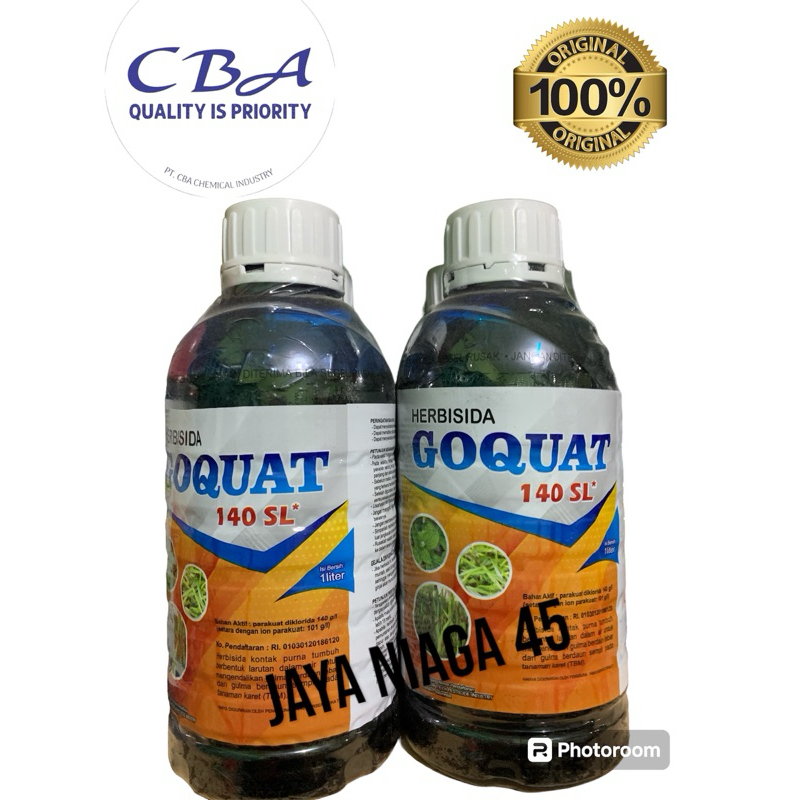 Go Quat 140 SL racun rumput ( Paraquat / Racun kontak/ Racun Bakar )
