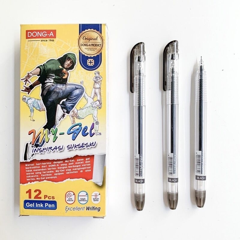 

1 Pcs pena MY Gell DONG-A Hitam