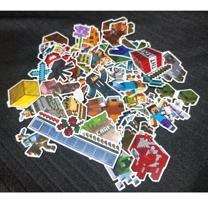 60PCS STICKER MINECRAFT | STICKER GAME MINECRAFT KARTUN |