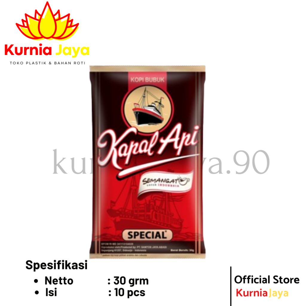 

[ KAPAL API ] Kopi Bubuk Hitam Spesial 30gr