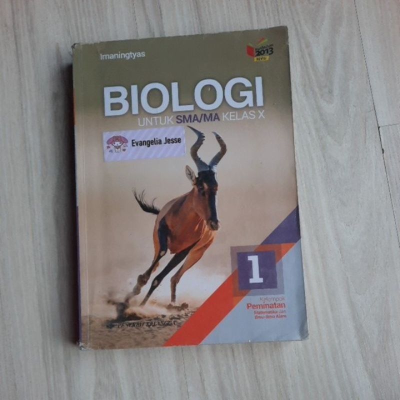 

Buku Cetak Biologi Kelas X/SMA 1 ‼️BUKU BEKAS‼️