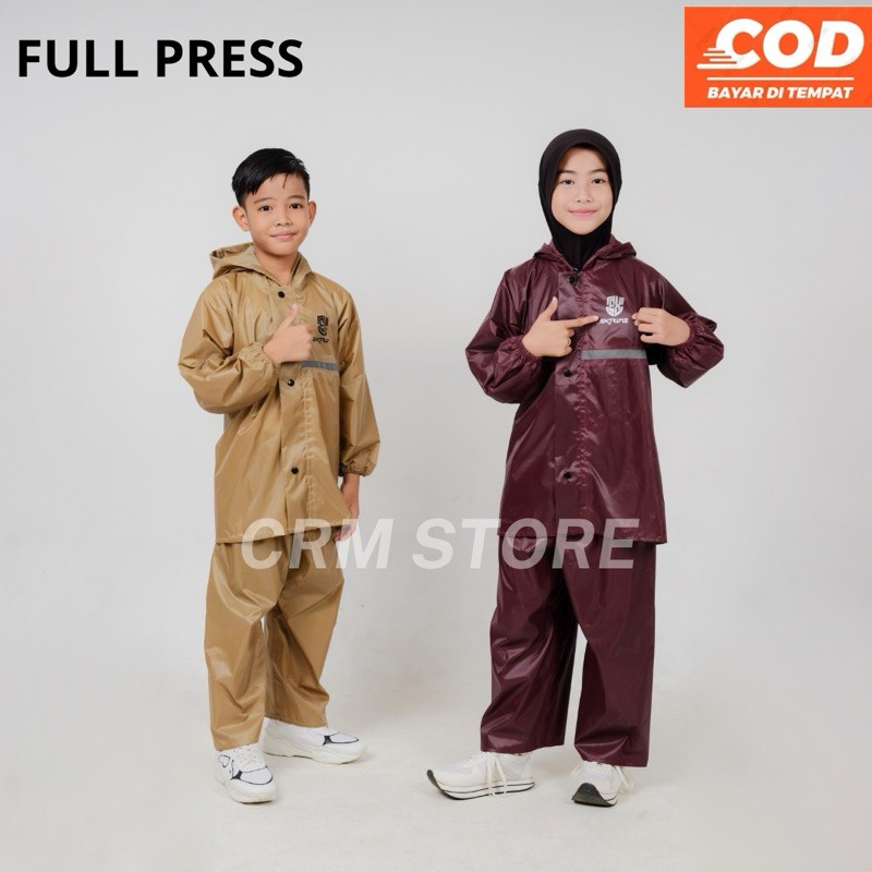 Jas Hujan Motor Setelan by EXTRIME KIDS Jas Hujan Anak Full Press