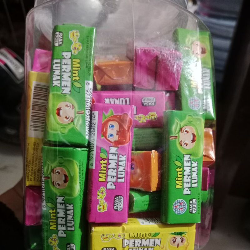 

Permen Lunak aneka Rasa buah isi 50 pcs