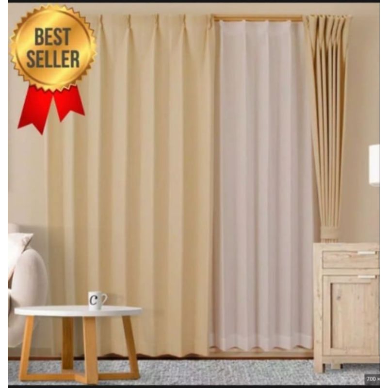 Gorden blackout plisket cantolan kawat s