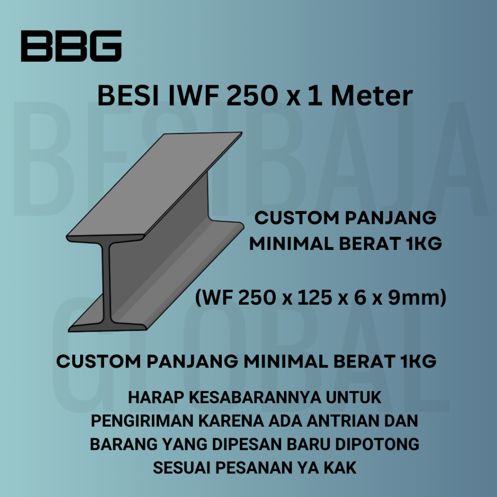 BESI IWF 250 x 1M