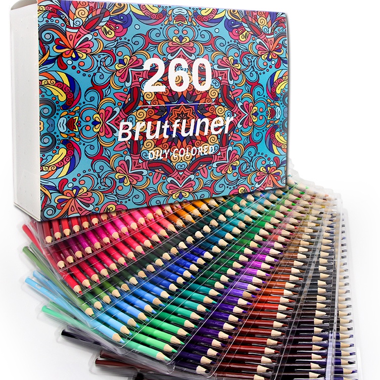 

KODE J6N4 26 Brutfuner Professional Oil Colored Pencil Wood Colored Pencils Drawing