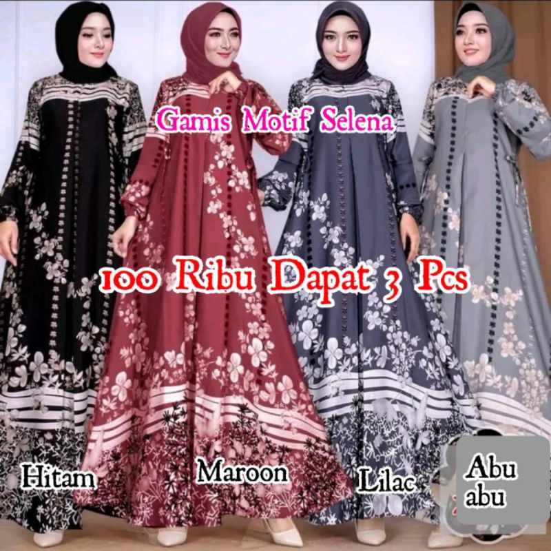 GAMIS HYGET REMAJA 100 RIBU DAPAT 3