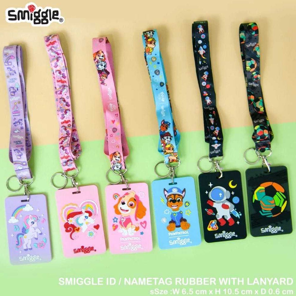 

KODE H9N NAMETAG ID CARD SMIGGLE RUBBER DENGAN TALI