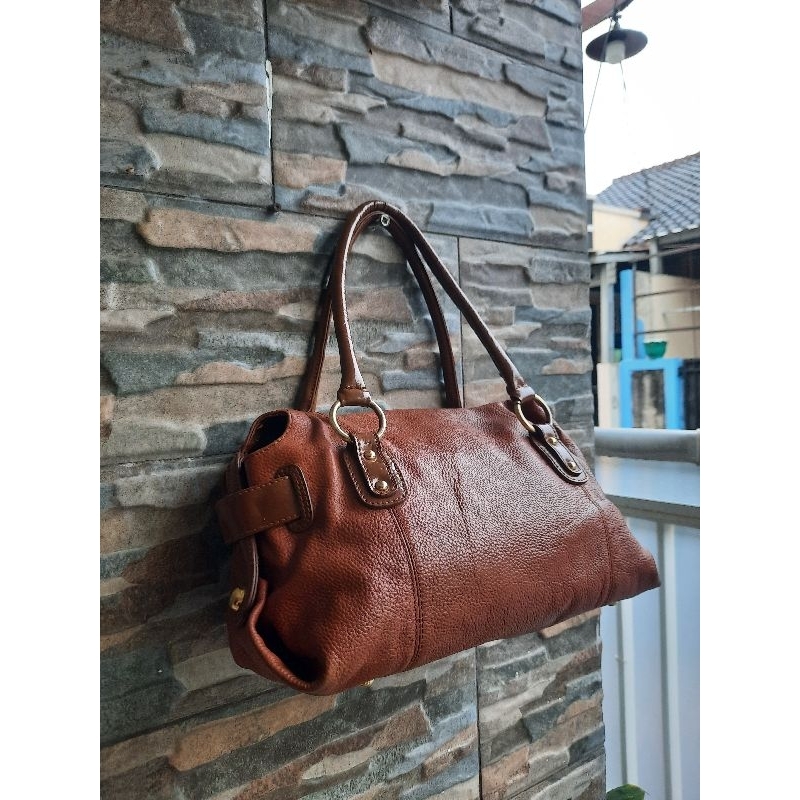 Shoulder Cokelat ELEGANCE - TAS PRELOVED BRANDED ORIGINAL