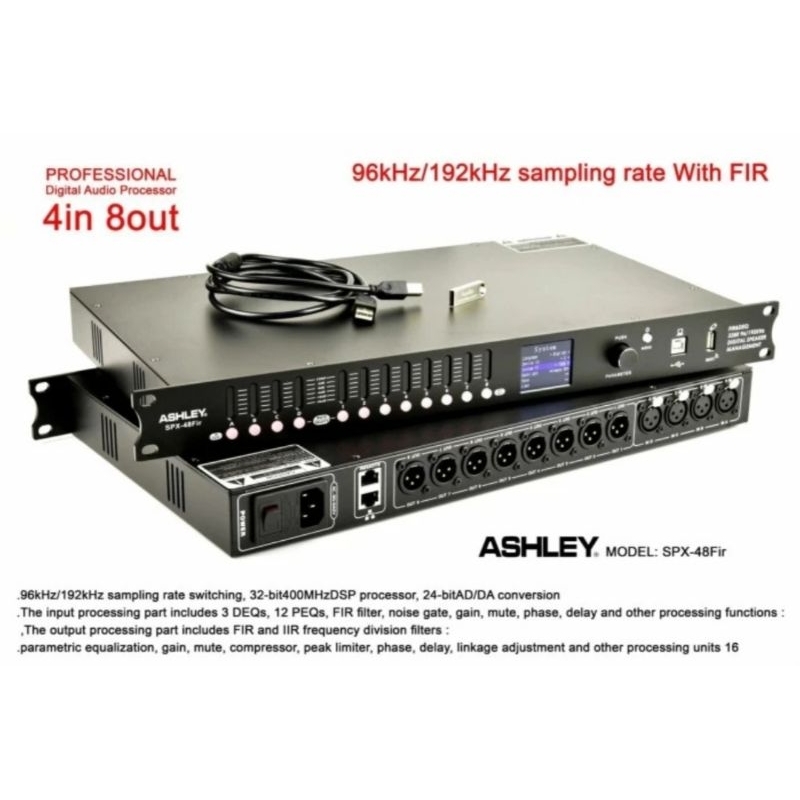 ASHLEY MODEL: SPX-48FIR PROFESSIONAL Digital Audio Processor