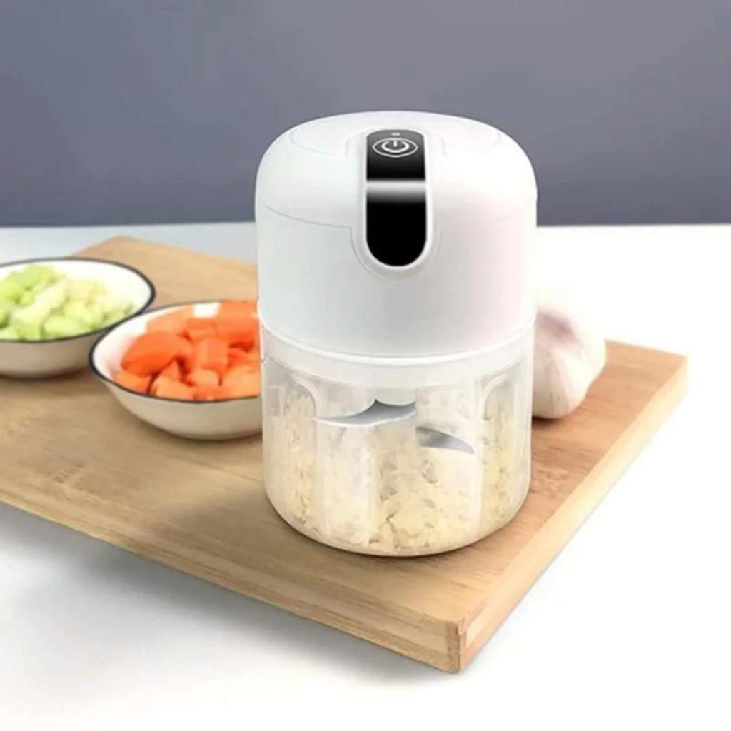 Alat Mesin Penghalus Bumbu Daging Mini Chopper Elektrik Serbagun