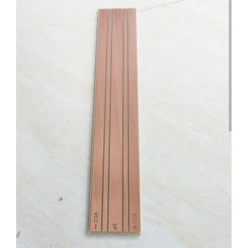 PCB TR Final Garis polos PCB Transistor 20cm 30cm