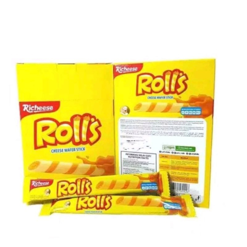 

Richeese Rolls 1box isi 20pcs