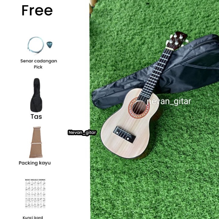 COD UKULELE SENAR 4 MURAH PACKING KAYU