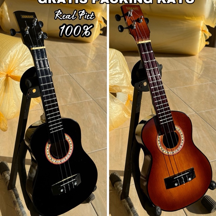 Terbaru ukulele senar 3 ukulele senar 4 gratis packing kayu