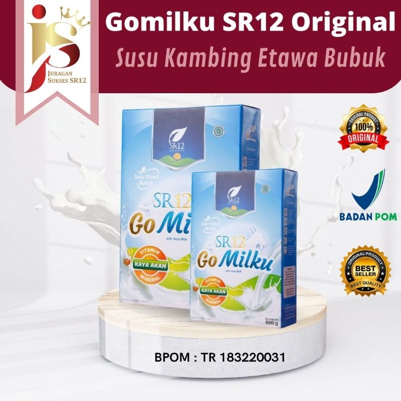 

Susu Kambing Etawa Bubuk Gomilku SR12 Original Rendah Lemak Tinggi Kalsium Baik Untuk Lambung