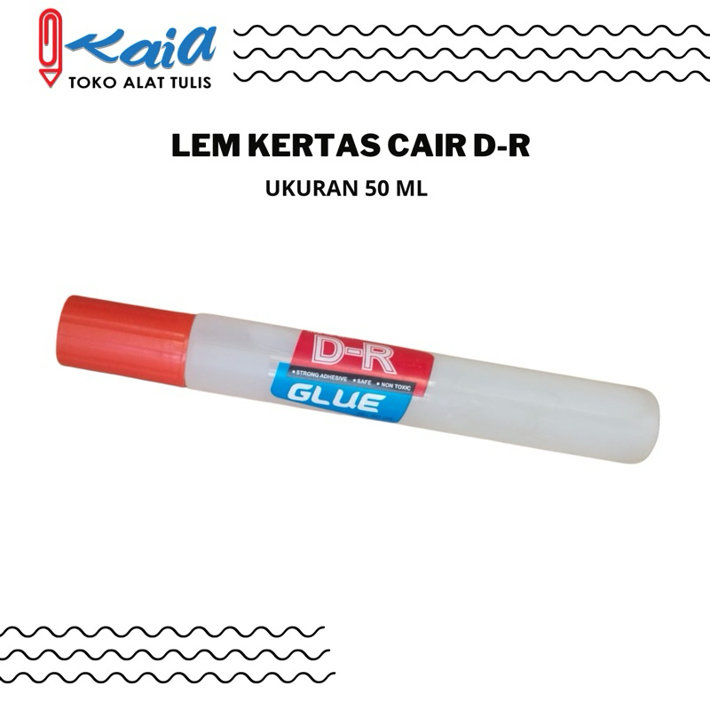 

LEM KERTAS CAIR D-R UKURAN 50 ML