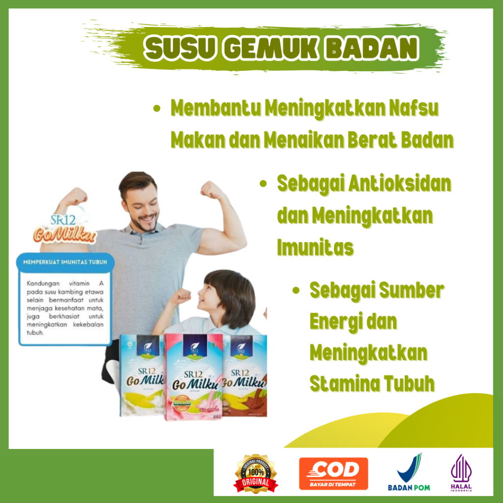 

Susu Penambah Berat Badan Dan Penggemuk Badan Permanen Penambah Nafsu Makan Alami Tanpa Efek Samping