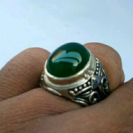 CINCIN BATU IJO LUMUT SIZE KANTORAN