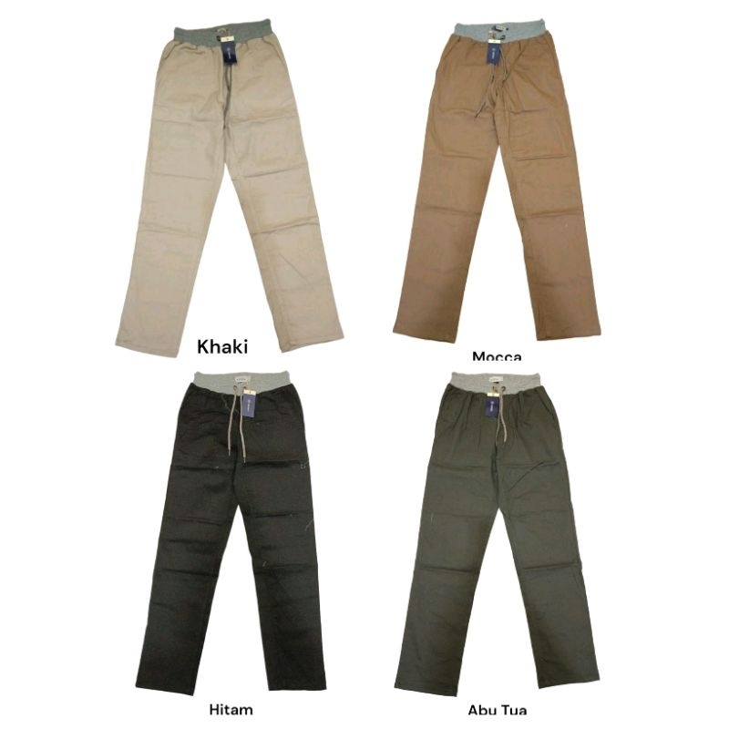 Nevada Celana Panjang Chinos/Chino Pria Dewasa Pinggang Karet New Arrival