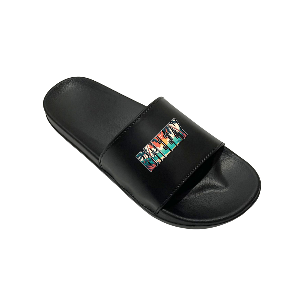 BESTPROMO Sandal Slop Breezy Beach Sandal Pria Wanita Sandal Slip On Karet Sandal Slop Upper Lock