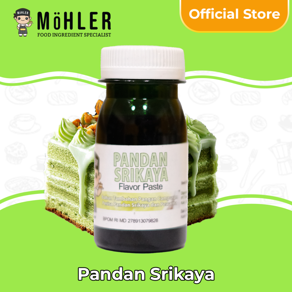 

MOHLER Pasta perisa pewarna PANDAN SRIKAYA