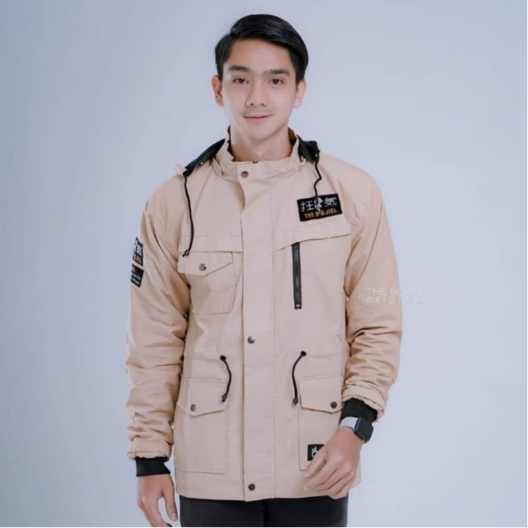 JAKET SEMI PARKA BAHAN CANVAS / JAKET PARKA PRIA TERBARU / JAKET PARKA MURAH / JAKET PARKA PRIA TERL
