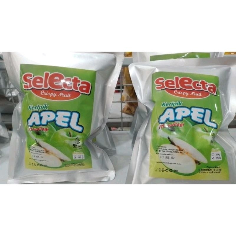 

Kripik Apel Selecta 100gr Kwalitas 1