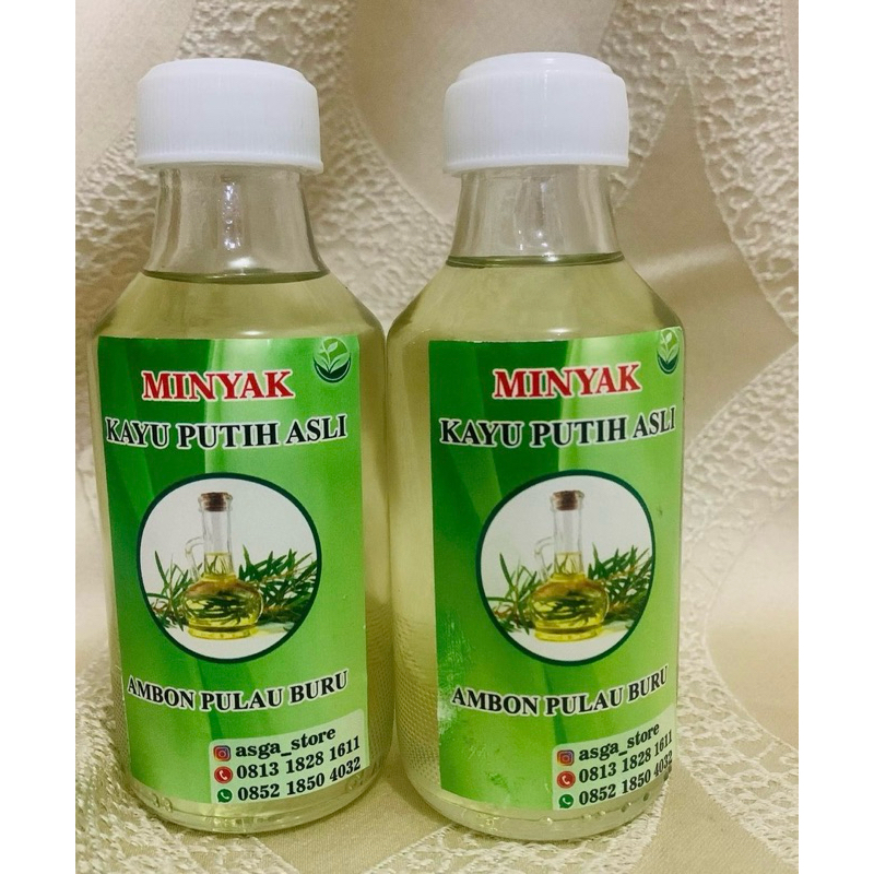 Minyak kayu putih ASLI pulau Buru Ambon 60 ml, 100 ml