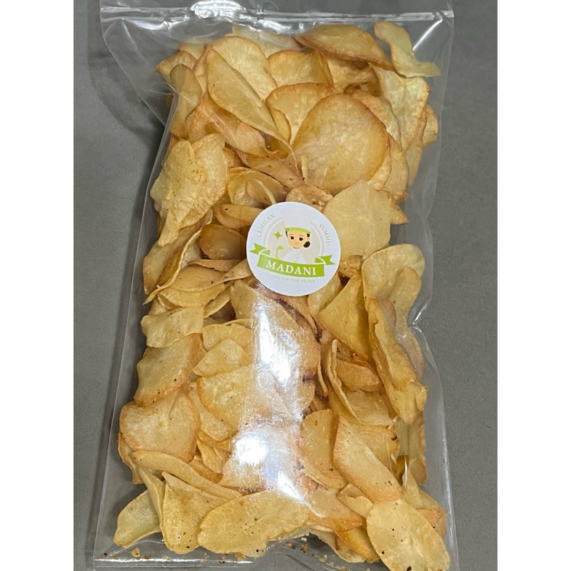 

kripik singkong bawang putih gurih kriuk