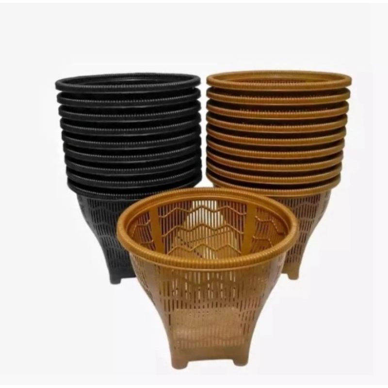 Wakul Bakul Plastik Boboko Nasi Plastik Bakul Serbaguna Coklat