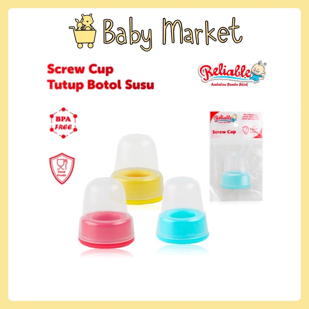 Reliable Screw Cap Tutup botol susu bayi