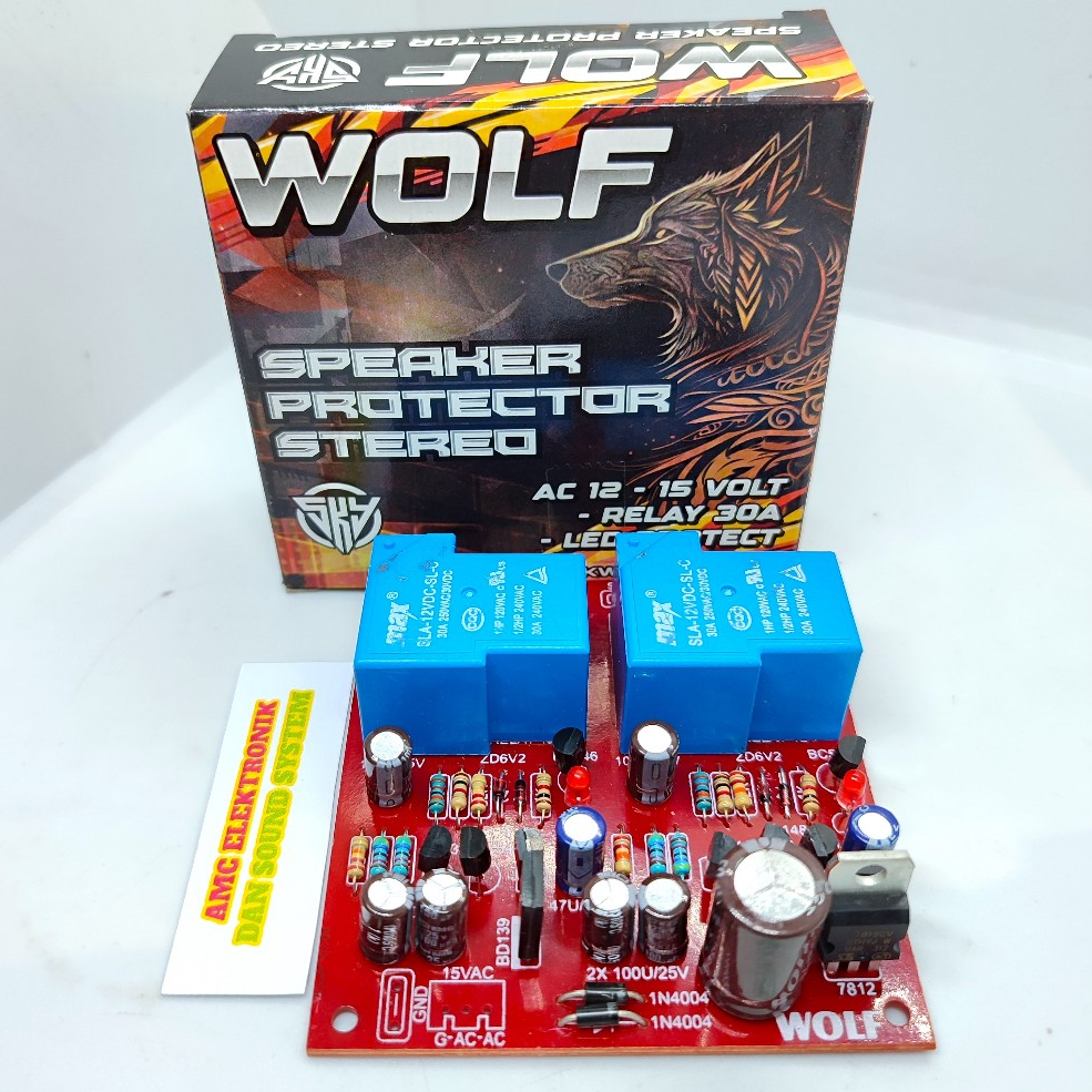 Speaker Protektor Stereo Original Kualitas Premium WOLF
