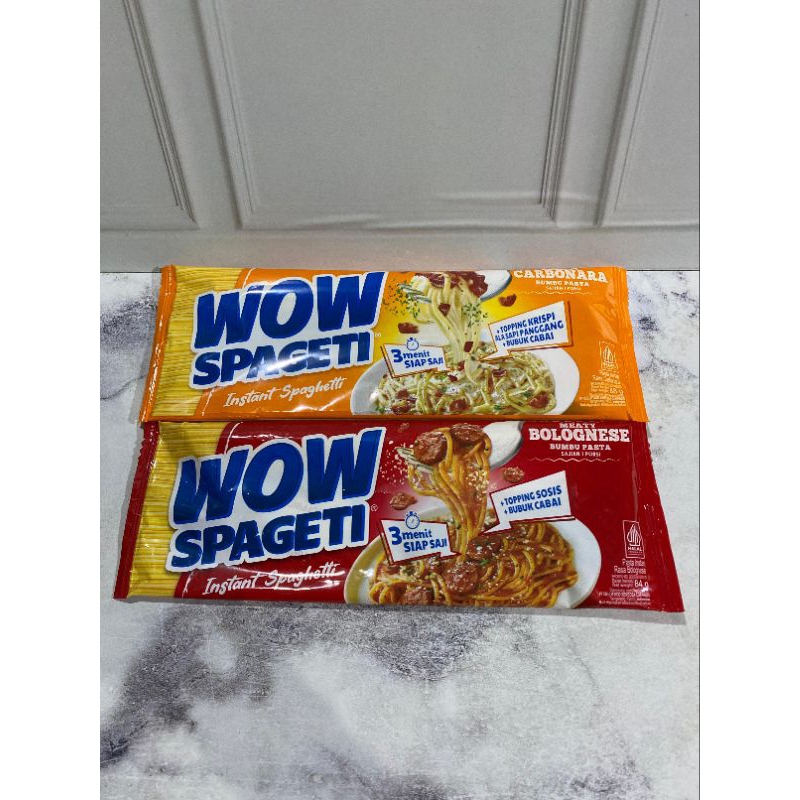 

MIE WOW SPAGETI INSTANT BY MAYORA /MIE WOW 84gr