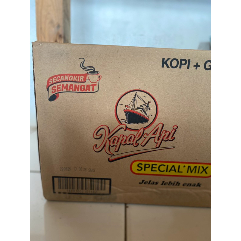 

Kopi Kapal Api Mix 23 gr Satu Karton