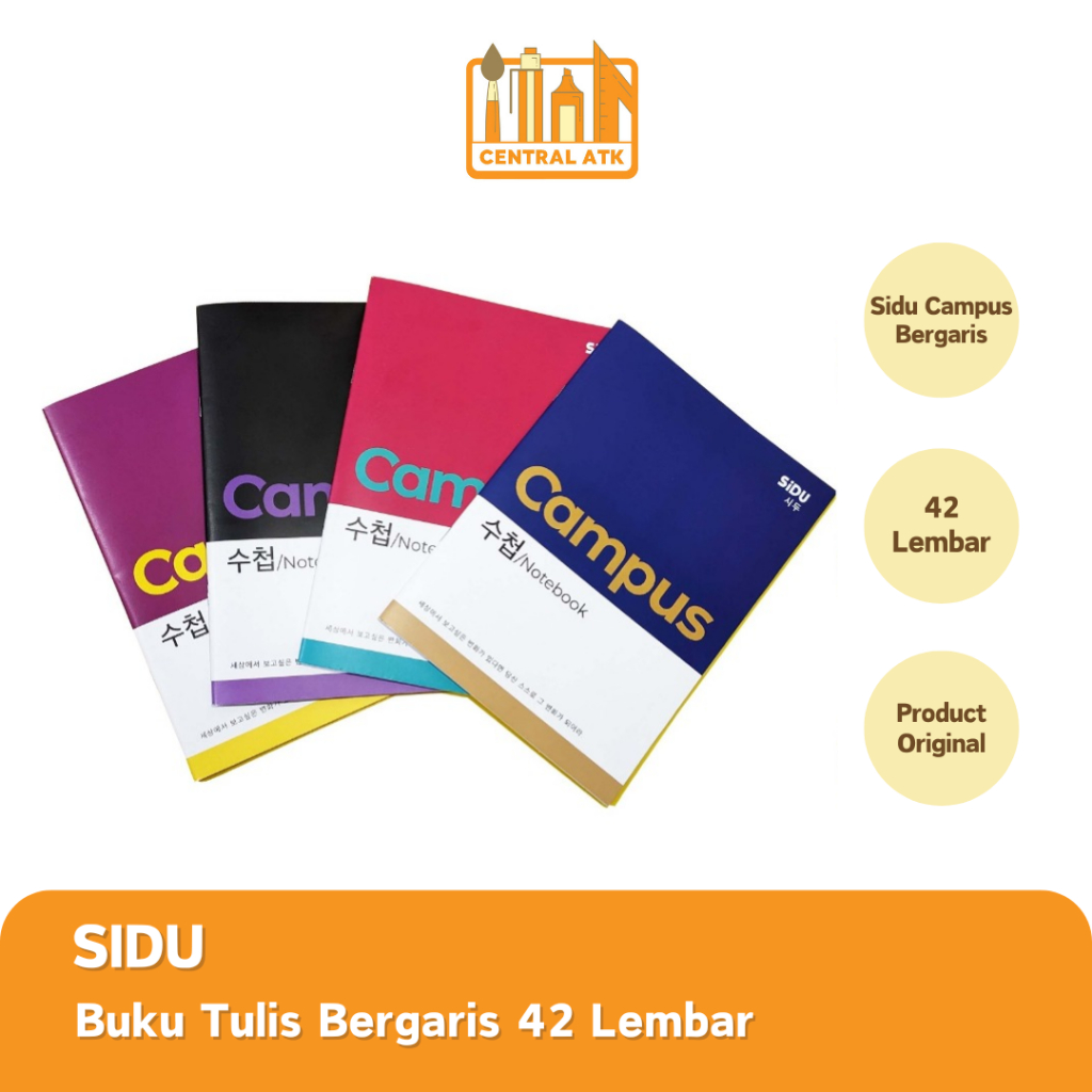 

BUKU TULIS SIDU CAMPUS 42 LEMBAR (1 PACK)