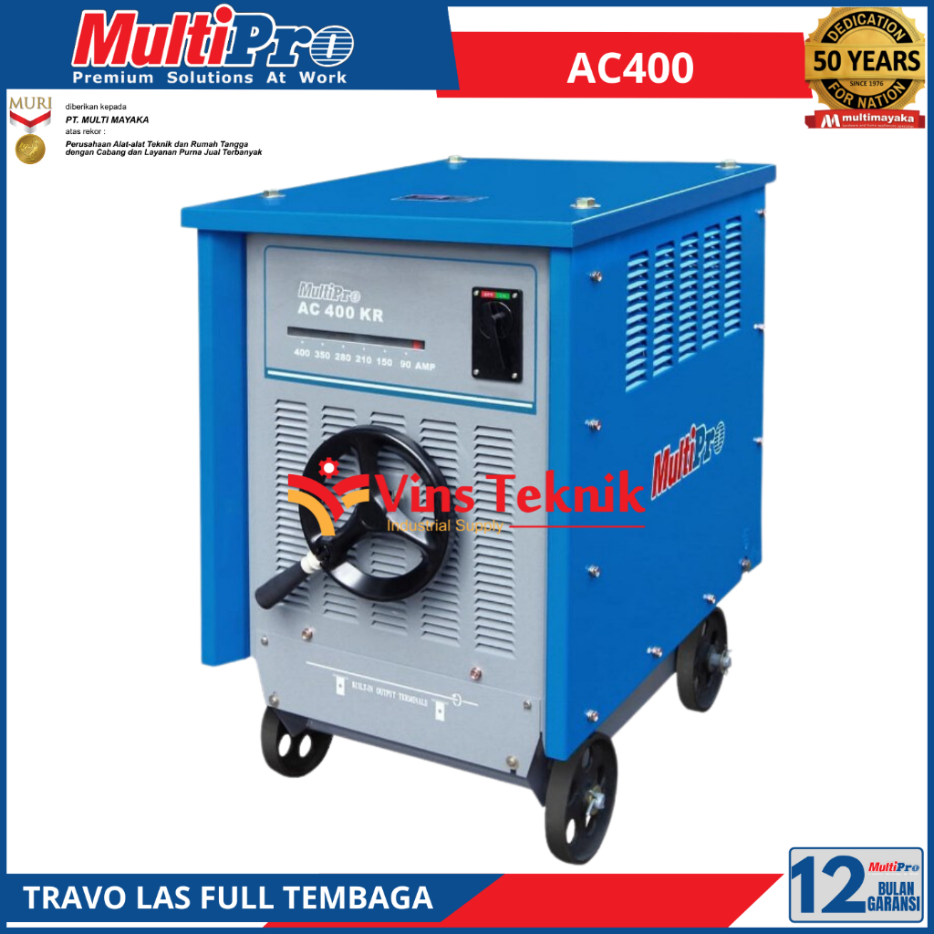Mesin Las Welding AC400  Travo las TRANSFORMER MULTIPRO AC 400