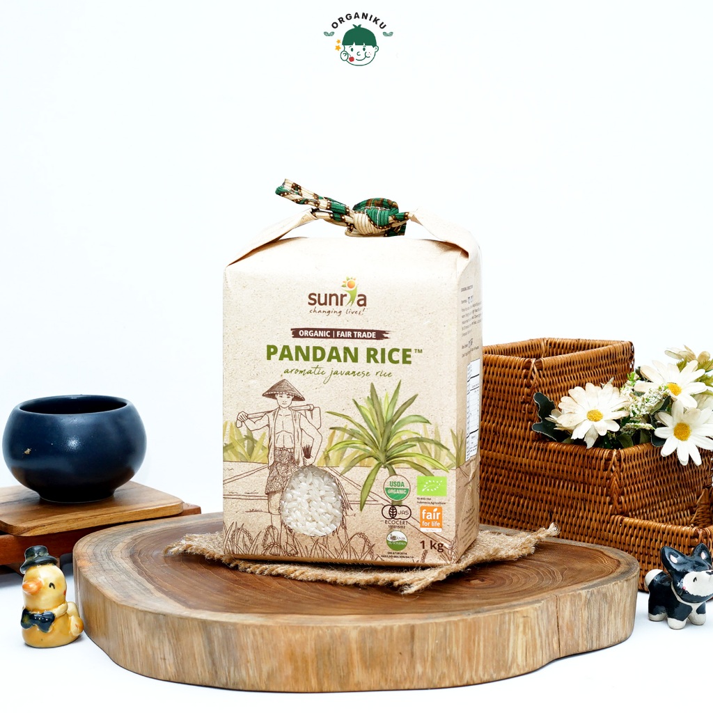 

Beras Putih Sunria Organic Pandan Rice 1kg
