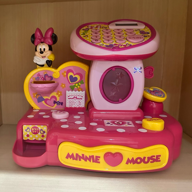 ♡ minnie mouse cashier toy-good condition (preloved) mainan anak kasir