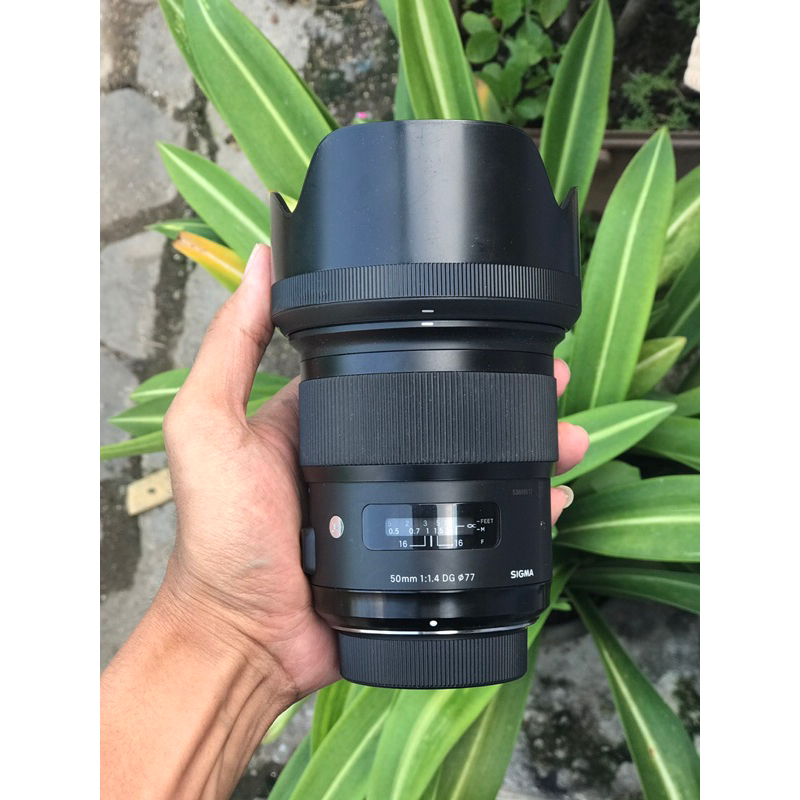 Lensa sigma 50mm f1.4 Nikon Second, Bukan 35mm, 85mm