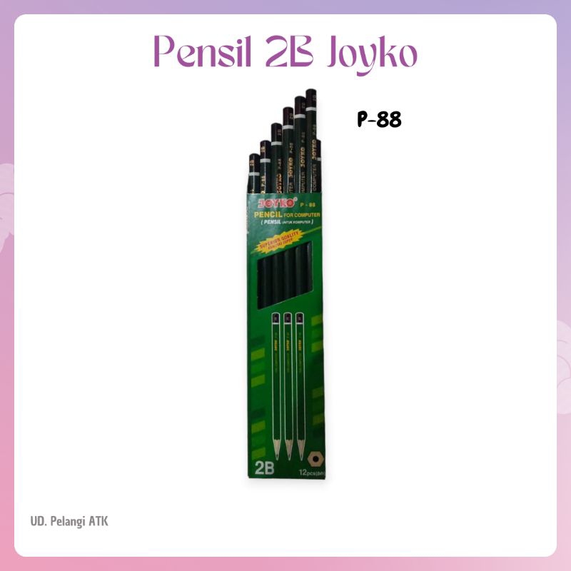 

♥️ pelangiatk ♥️ Pensil 2B | pensil Joyko | Pensil Joyko P-88