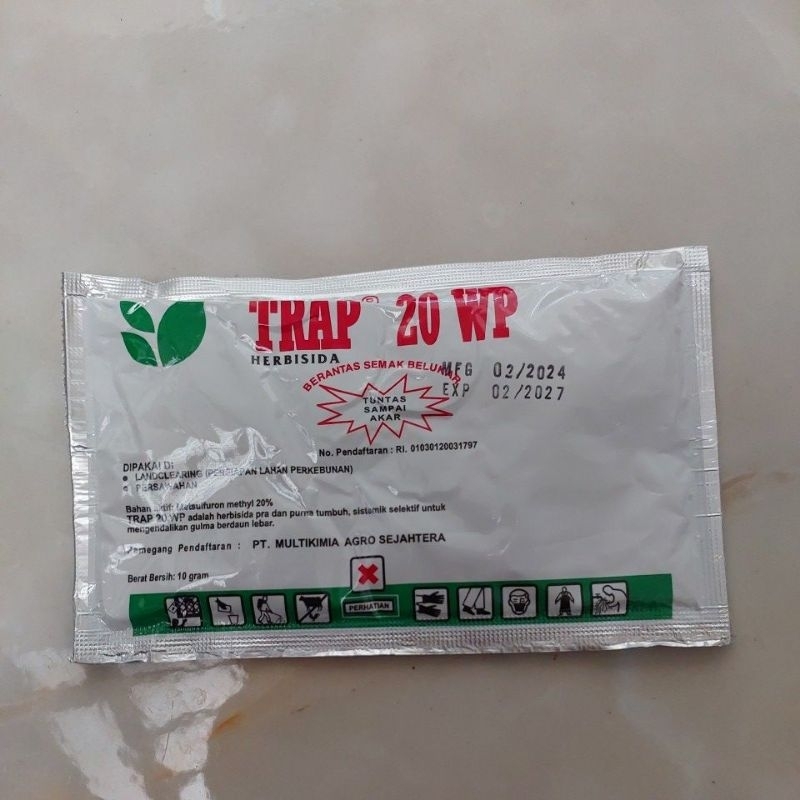Herbisida Trap 20 WP 10 gr