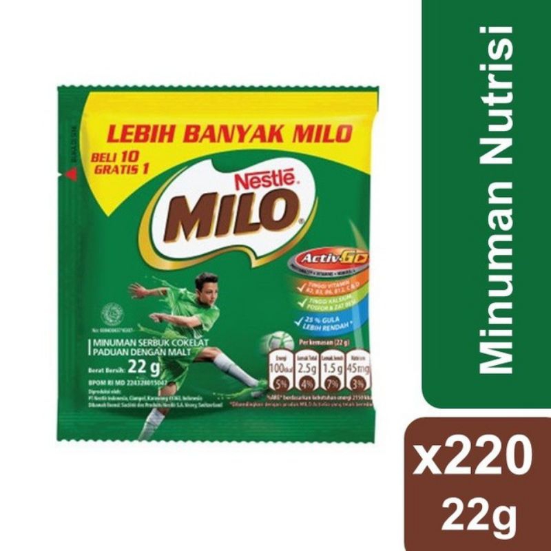 

Susu Milo Activ Go renteng isi 10 sachet /pcs