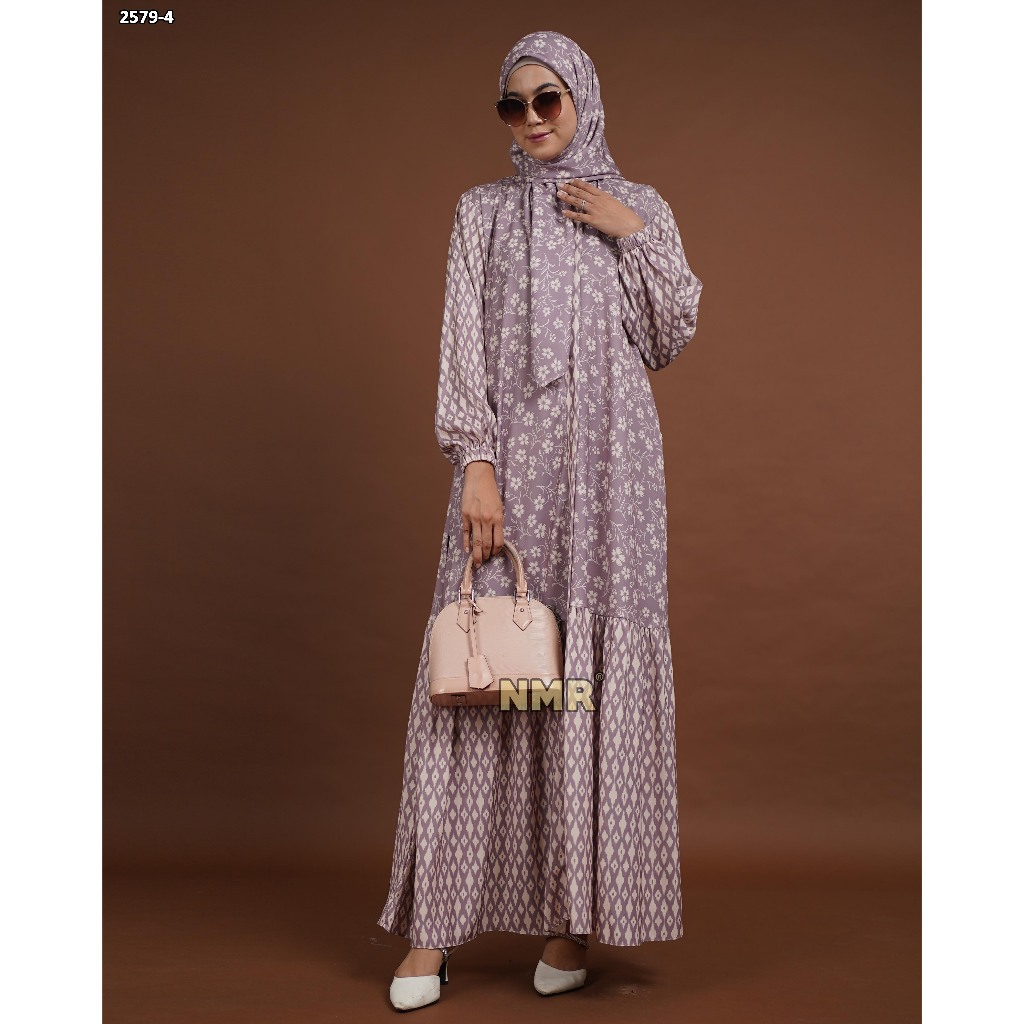 NMR Gamis Marbella Vol 2579-4 (INC HIJAB)