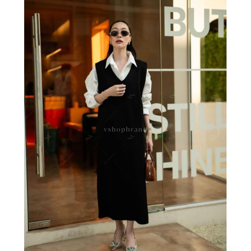 Dress Bangkok import premium (Kemeja + Dress)