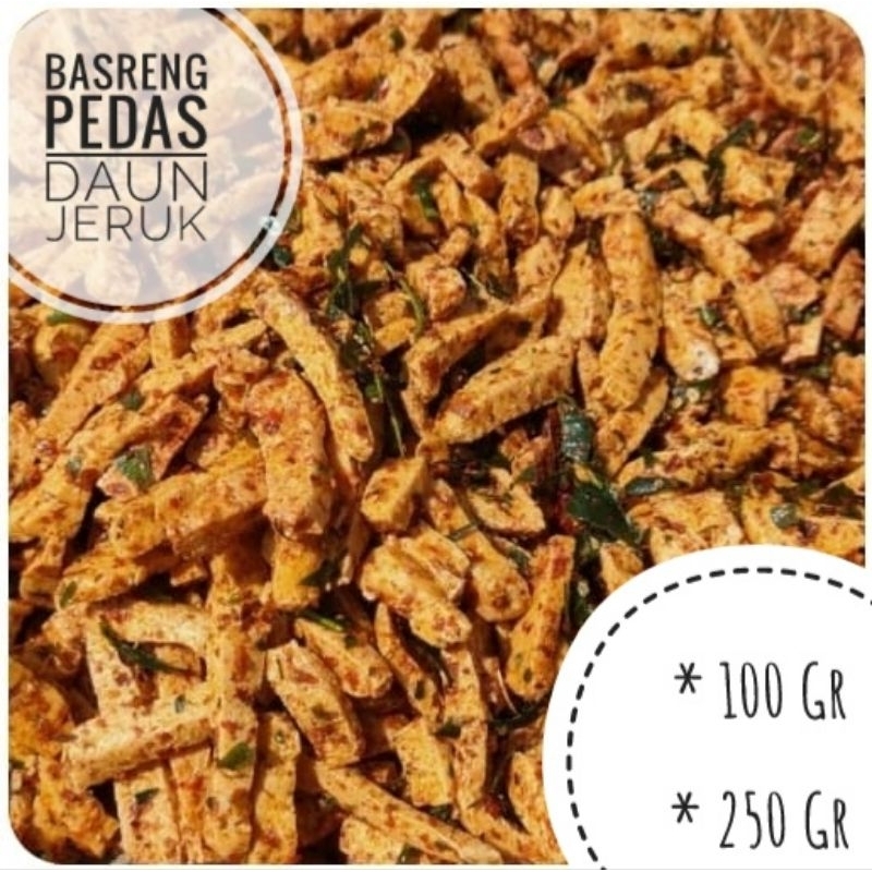 

Basreng Pedas Daun Jeruk isi 100 Gram dan 250 Gram